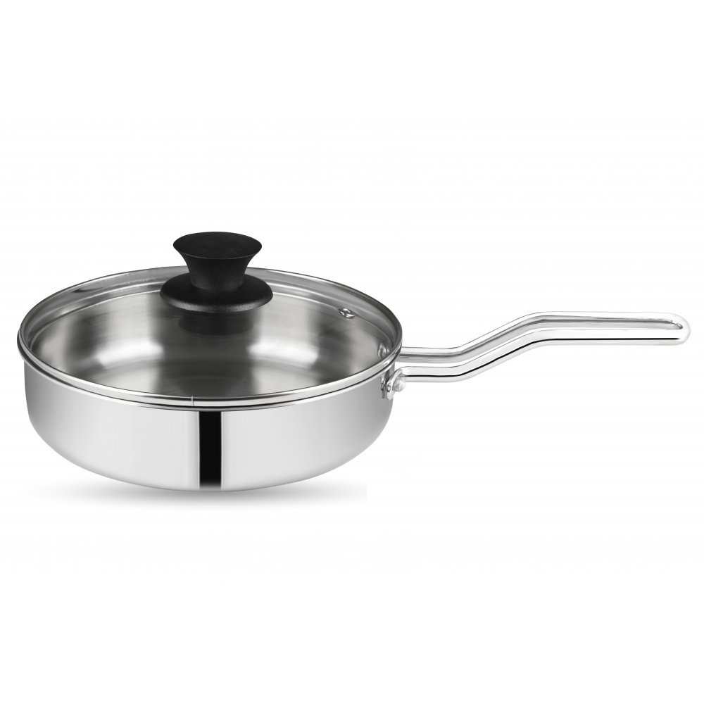 Le Wàre TriPly Fry Pan 240 with Glass Lid