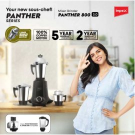 Impex Mixer Grinder | Panther Series | Panther 800 3.0