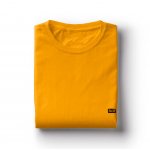 B & M Round T-Shirt  1 pcs (Mustard Yellow)